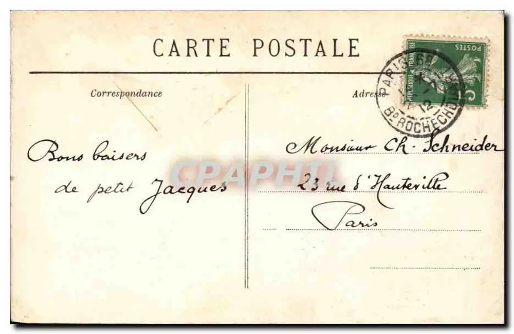 Montmartre — Ruas Ronsard e Charles Nodier — S.C. J. Dey - Verso