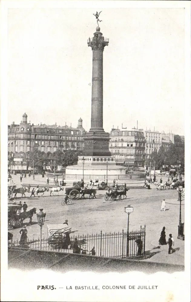 Paris — A Bastilha, Coluna de Julho — Editor: L'Écho de Paris, n° 1234 - Frente