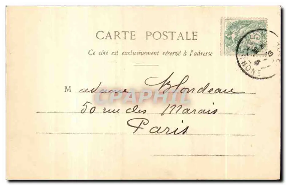 Die vier Jahreszeiten. - Sommer — Phototype A. Bergent & Cie, Nancy - Rückseite