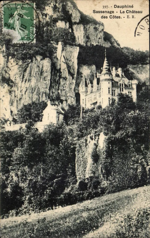 Sassenage - Schloss der Hügel - Dauphiné - E.R. - Nr. 397 - Vorderseite