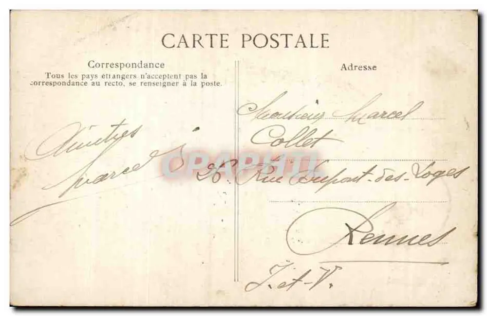 PARIS - Bois de Boulogne — Das Chalet des Îles — Verlag: CPAH - Rückseite