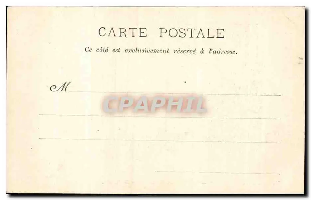 Paris — Arc de Triomphe de l'Étoile — Ch. Fay, 9 rue de la Paix - Rückseite
