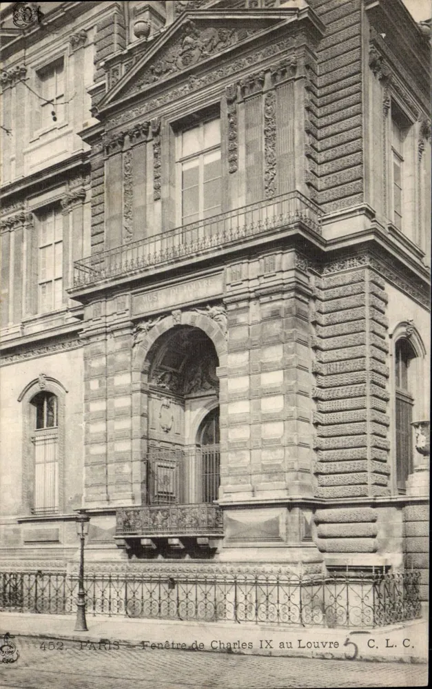 Paris — Fenster von Charles IX im Louvre — C. L. C. Nr. 462 - Vorderseite