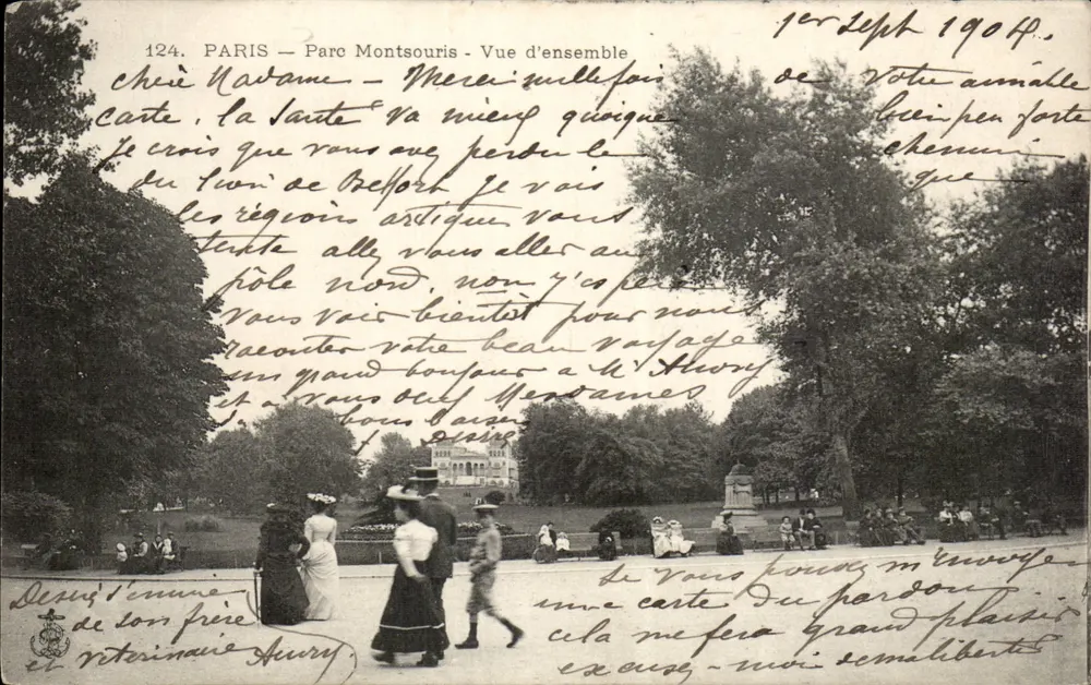 PARIS — Parc Montsouris — Übersicht — Unbekannter Verlag, Nr. 124 - Vorderseite