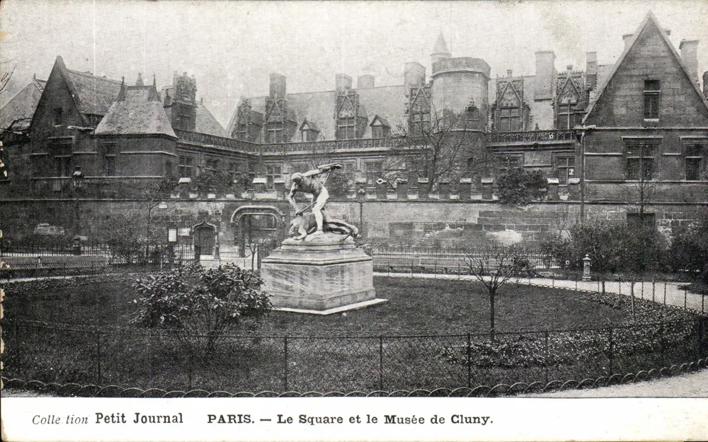 Paris — O Square e o Museu de Cluny — Coleção Petit Journal - Frente