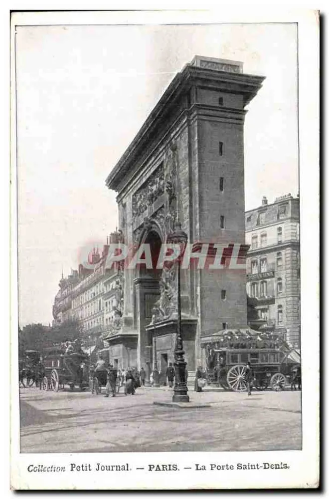 Paris — La Porte Saint-Denis — Sammlung Petit Journal - Vorderseite