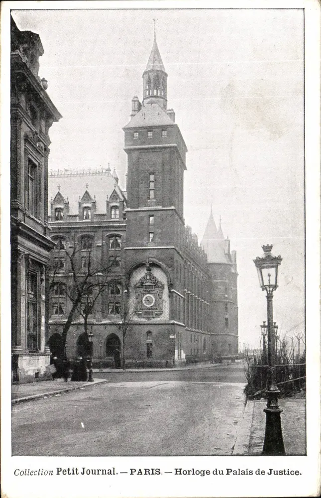 Paris — Uhr des Palastes der Gerechtigkeit — Sammlung Petit Journal - Vorderseite