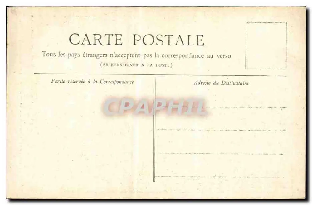 Paris — Uhr des Palastes der Gerechtigkeit — Sammlung Petit Journal - Rückseite