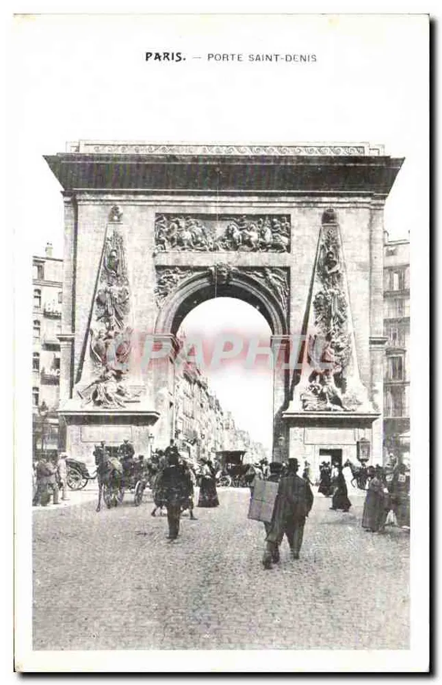 Paris — Porta Saint-Denis — editor Graphil - Frente