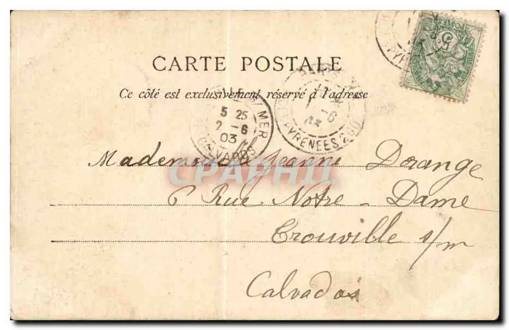 Paris – Panthéon — vista arquitetônica — editor desconhecido, n° 120 - Verso