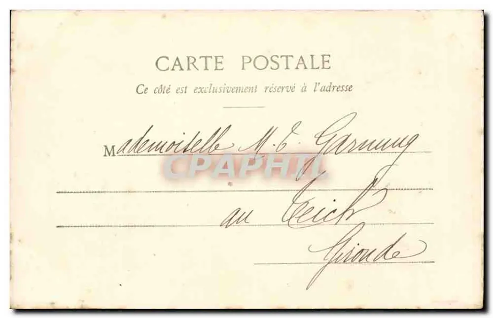 Serenade der Mandoline — 2. — Phototype A. Berbert & Cie, Nantes - Rückseite