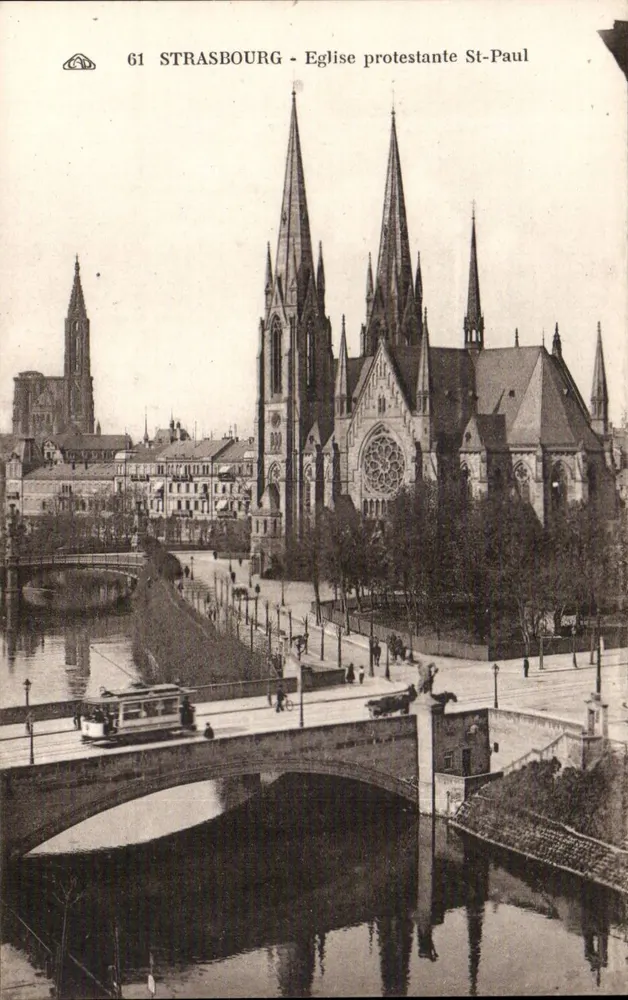 Straßburg - Evangelische Kirche St-Paul — n°61 - Vorderseite