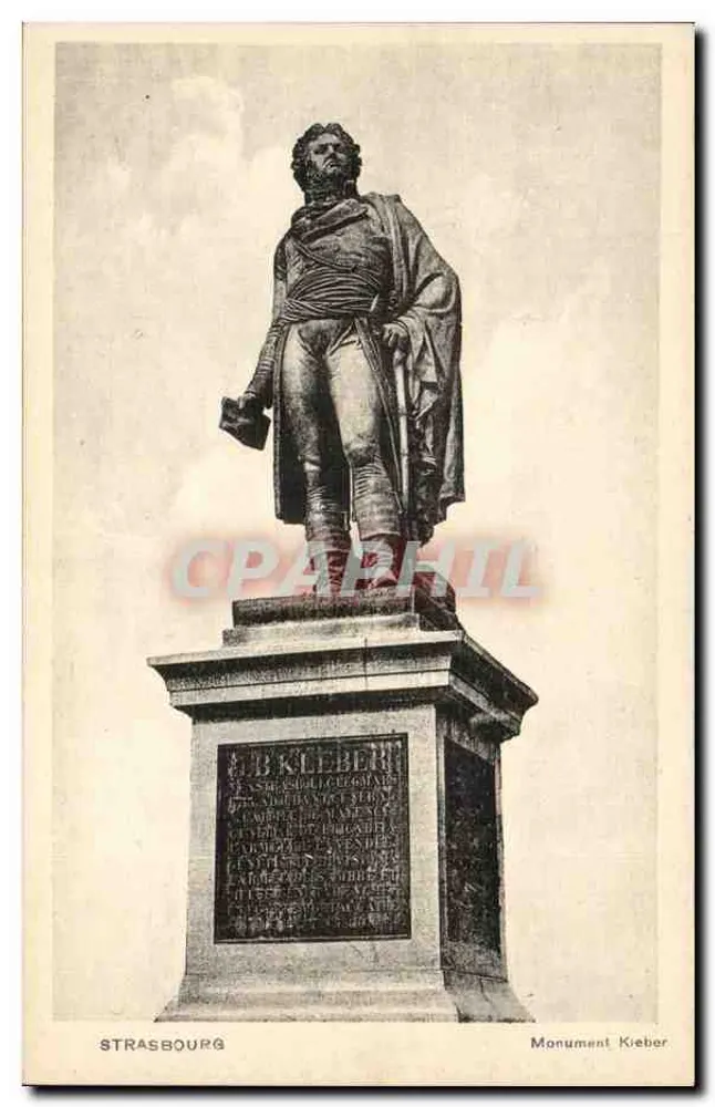 Estrasburgo — Monumento Kleber — editor P. A. St. n° 3779 - Frente