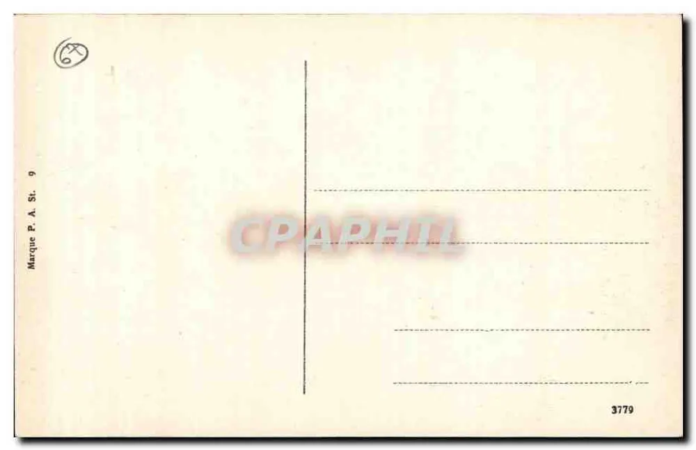 Estrasburgo — Monumento Kleber — editor P. A. St. n° 3779 - Verso