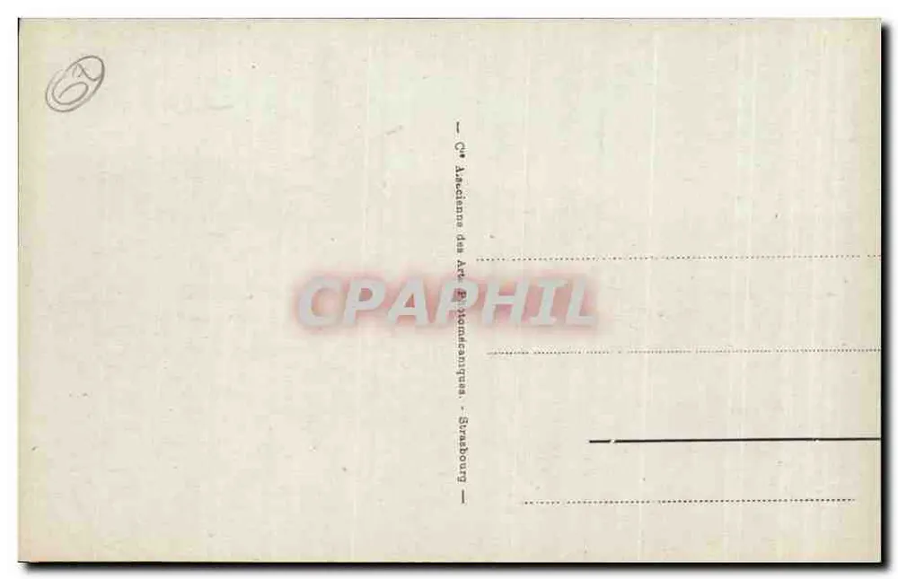 Estrasburgo - La Catedral — n°9 - Reverso