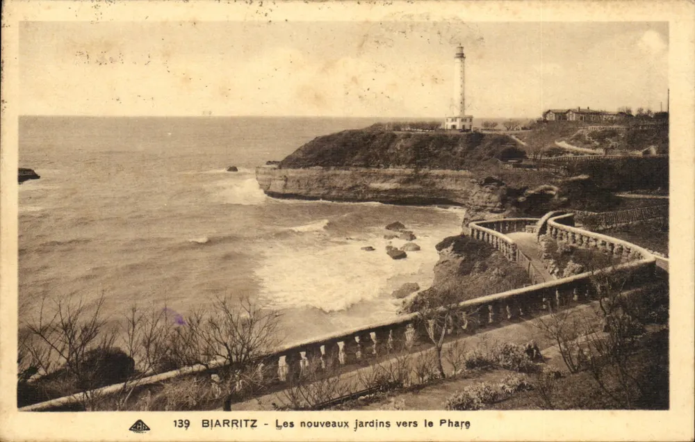 Biarritz - Die neuen Gärten in Richtung Leuchtturm — Verlag 'Les Arts Photographiques' Nr. 139 - Vorderseite