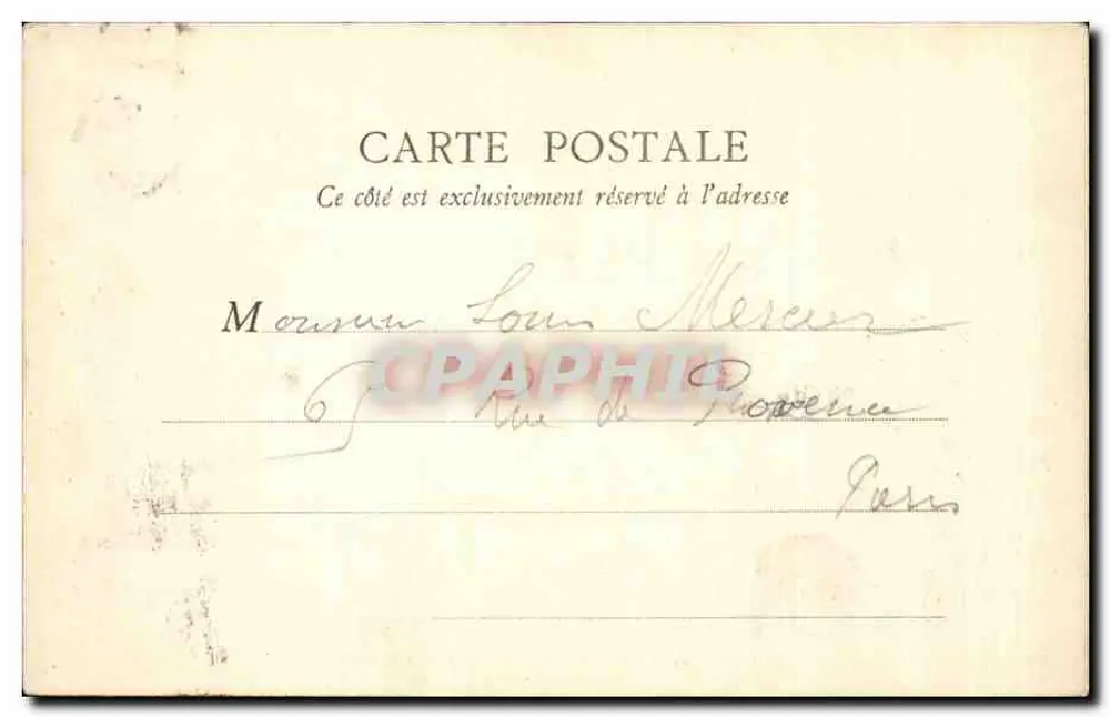 PARIS — Arco do Triunfo do Carrousel — B.F. Paris, n° 55 - Verso