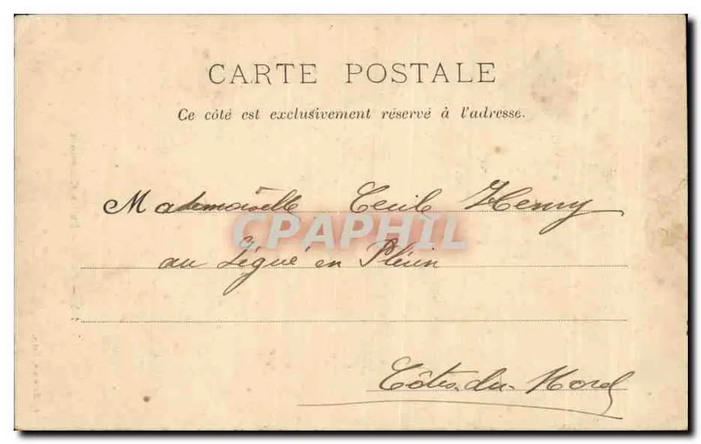 Buttes Chaumont — Paris — P. Marmuse, n°104 - Verso