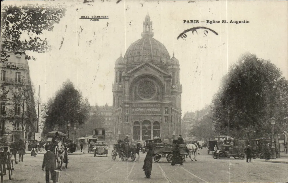 Paris — Igreja de São Agostinho — Jules Séeberger - Frente