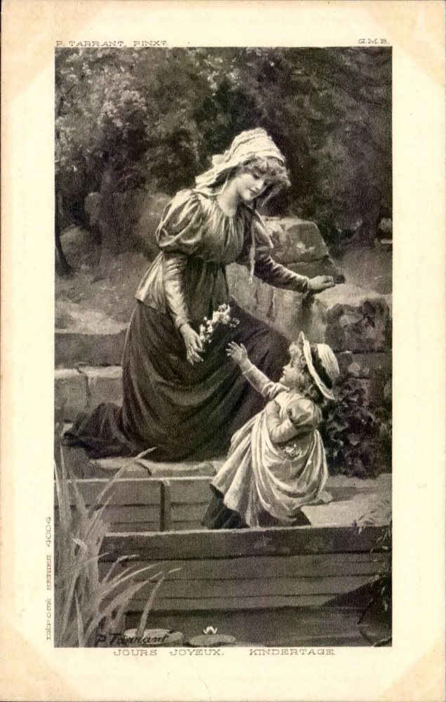 Fröhliche Tage — Kindertage — P. Tarrant, Serie 4004 - Vorderseite
