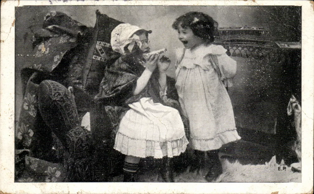 Frau und Kind — Intime Szene — E.P. (Verlag) - Vorderseite