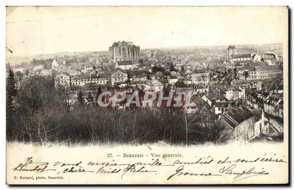 Beauvais — Vista geral — D. Richard, foto, Beauvais - Frente