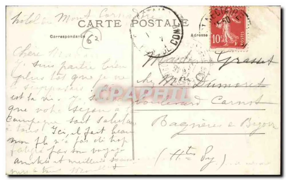 Saint-Nectaire — Um Canto do Lago — Issoire-Chauvet-Marion, editor - Verso