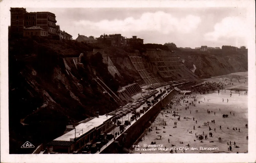 Biarritz — Die neue Badeanstalt und die Basque-Küste — C.A.P. Strasbourg, Nr. 234 - Vorderseite