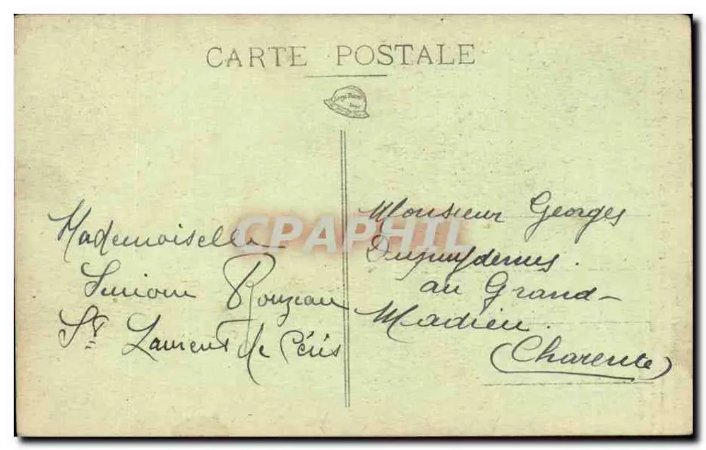 O Palácio de Justiça (século XV) — Interior, Sala dos Passos Perdidos e Cerca da Capela esculpida por Hugues Sambin — Dijon, n°10 - Verso