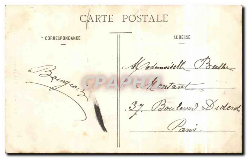 Paris - Buttes Chaumont - O Belvédère — Editor: Thévene Dolet, n° 334 - Verso