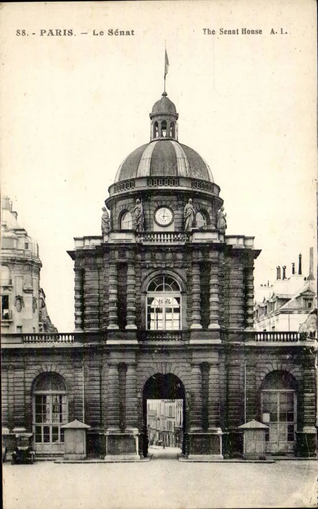 Paris — O Senado — The Senate House A.L. - Frente