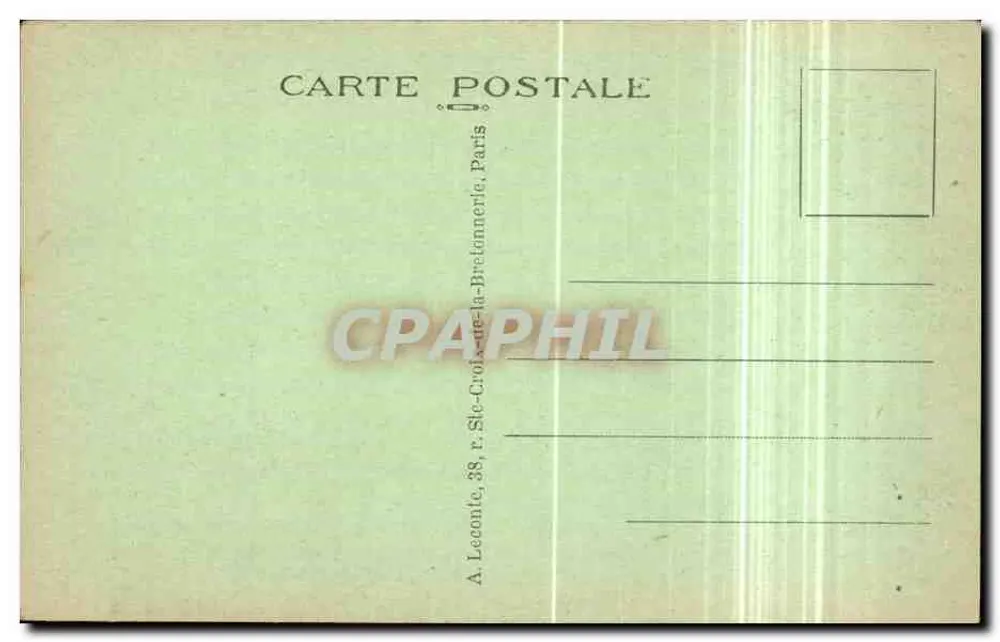 Paris — O Senado — The Senate House A.L. - Verso