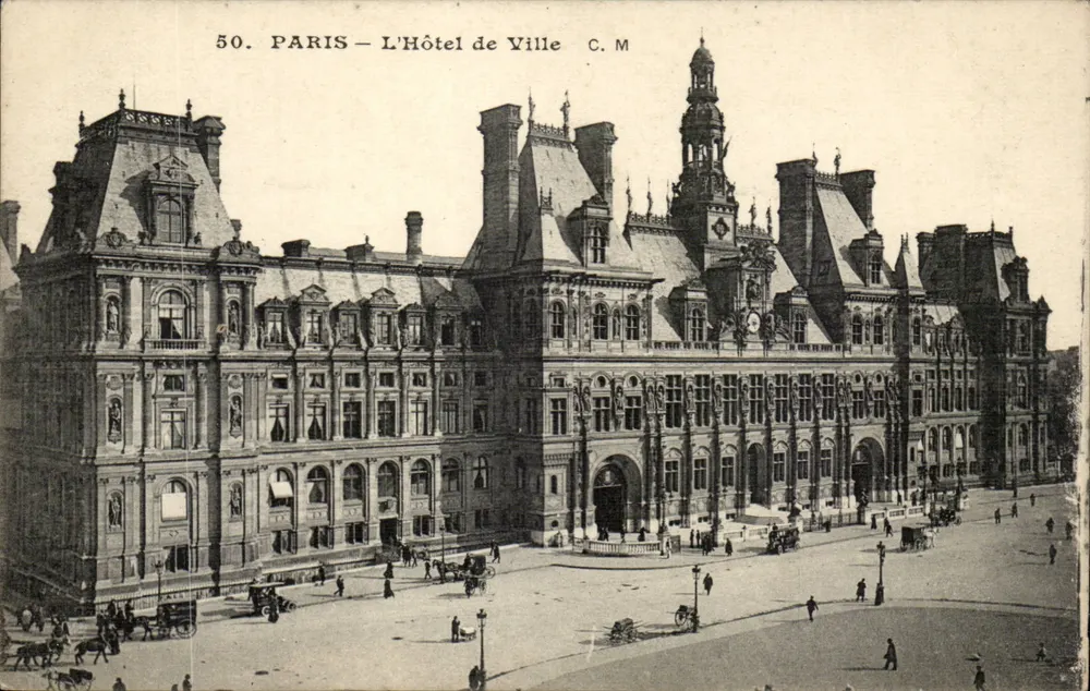 Paris — A Prefeitura — C. M. n°50 - Frente