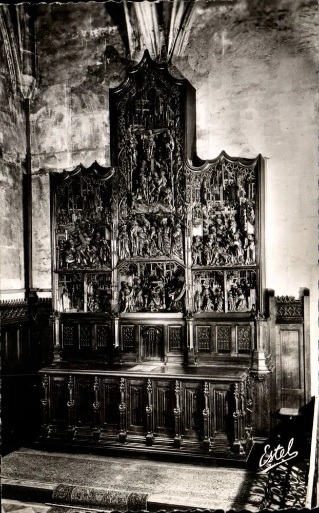 Kirche Saint-Germain-l'Auxerrois — geschnitztes Altarbild des 15. Jahrhunderts — Estel - Vorderseite
