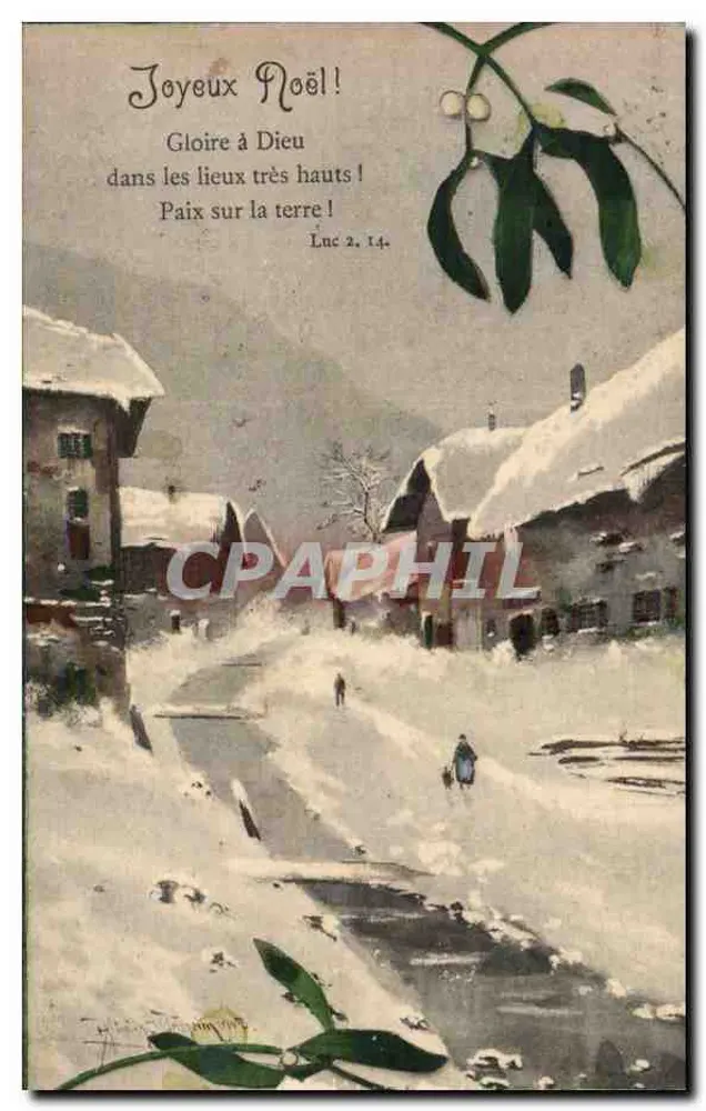 Schneeviertel — Weihnachten — Verlag H.H.W. Nr. 239 - Vorderseite