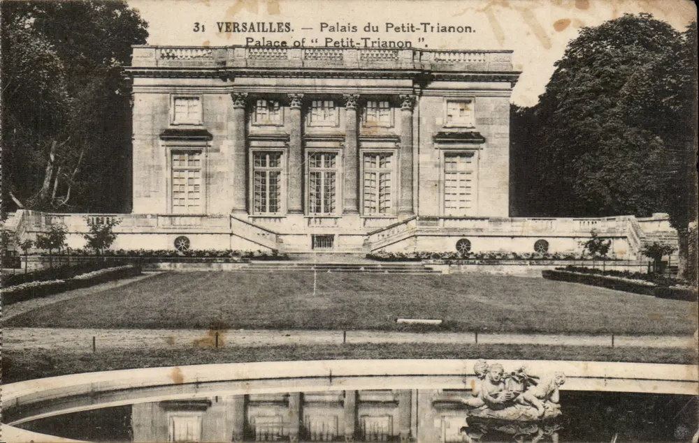 Versailles — Palácio do Petit-Trianon — Edição P. Girard - Frente
