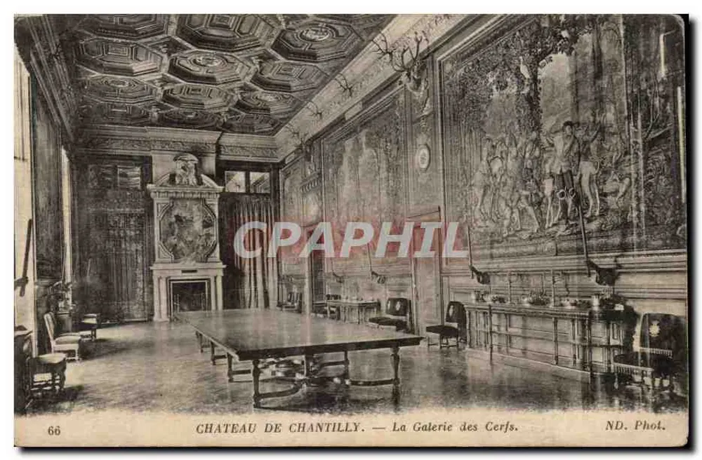 Schloss Chantilly — Galerie der Rehe — ND. Foto. - Vorderseite