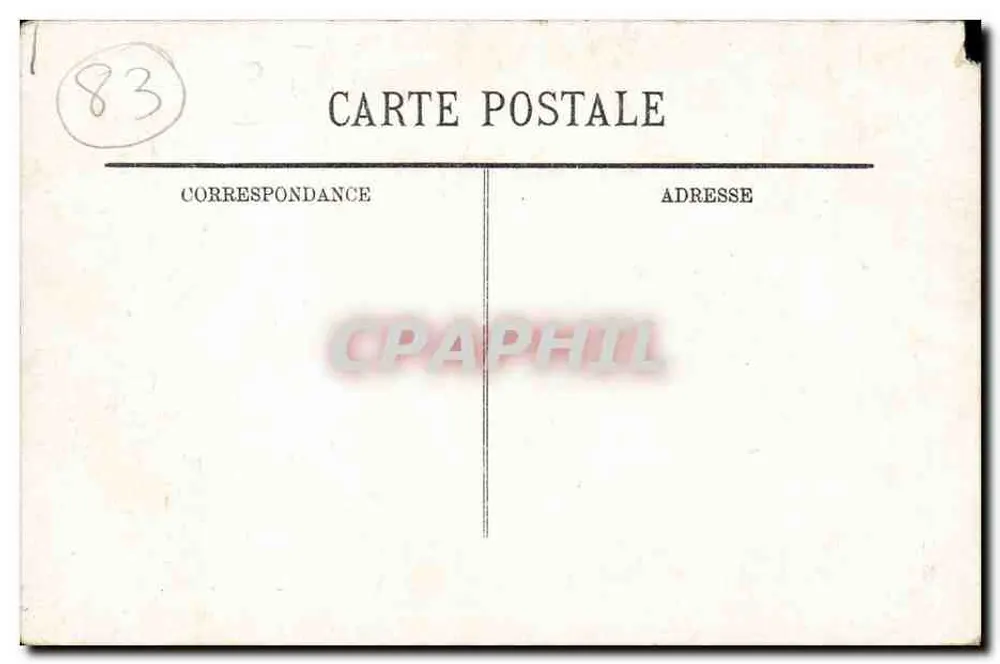 Cap Brun — Le Port Méjean — Editor não identificado, n° de série 10 - Verso