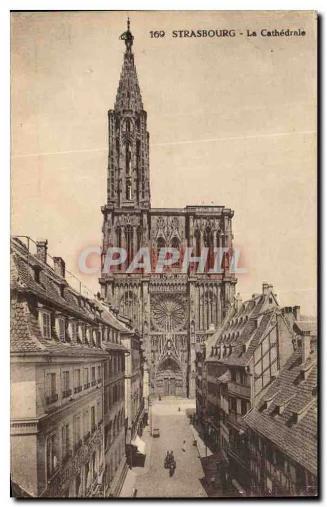 Estrasburgo - A Catedral — editor C. A. S. M. - n° 169 - Frente