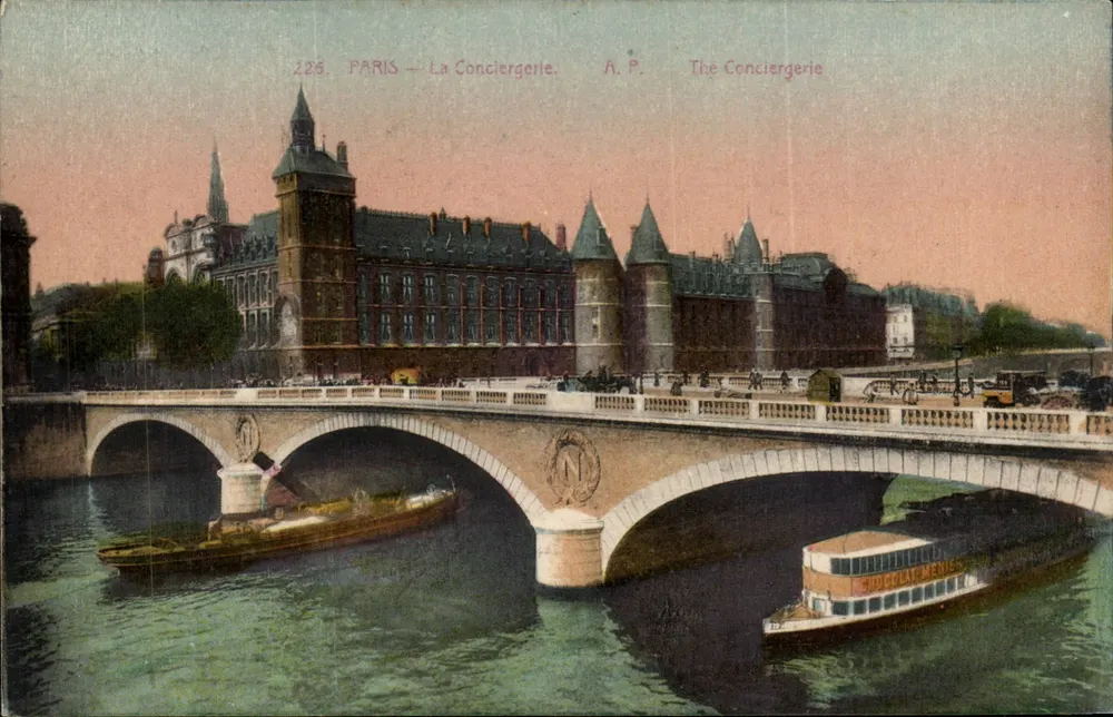 Paris — A Conciergerie — A.P. A Conciergerie - Frente