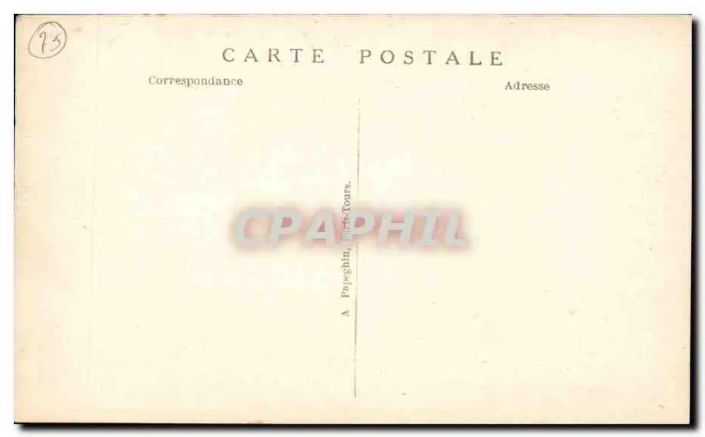 Paris - A Noite — Arco do Triunfo do Carrousel — A.P. - Verso