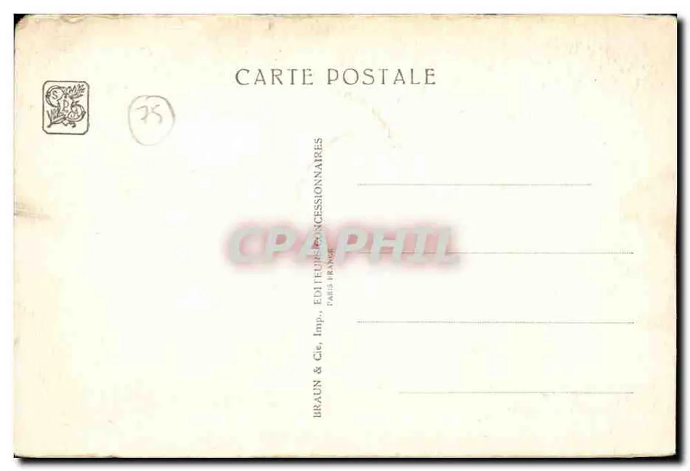 Algérie — Minaret — Exposition Coloniale Internationale — Paris 1931, éditeur Charles Montaland, Arch. - Rückseite