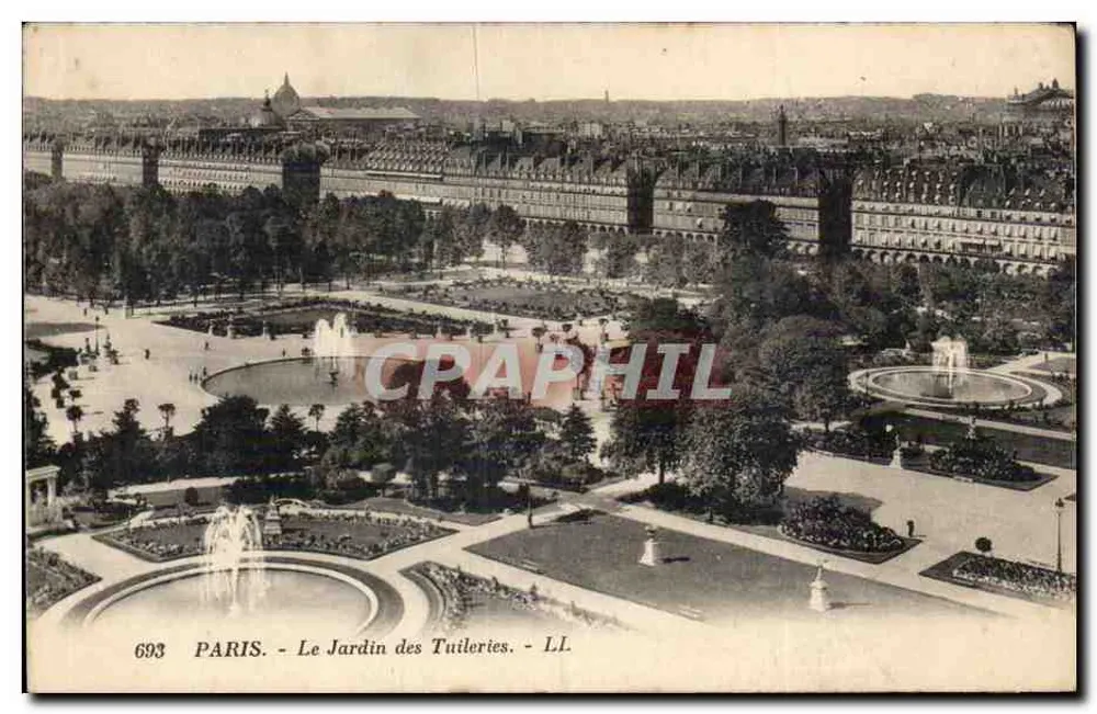 Parigi - Il Giardino delle Tuileries - LL - n°693 - Recto