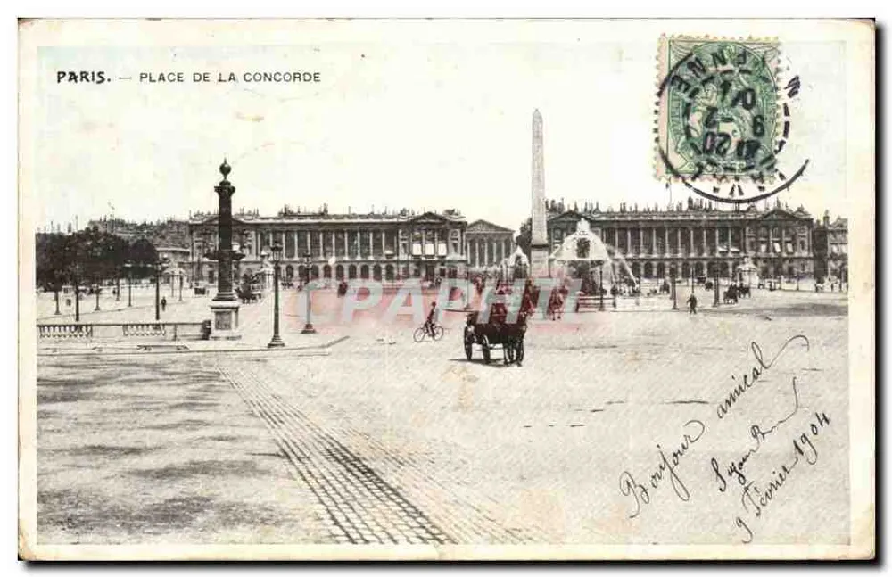 Paris — Place de la Concorde — CPAPHIL - Frente