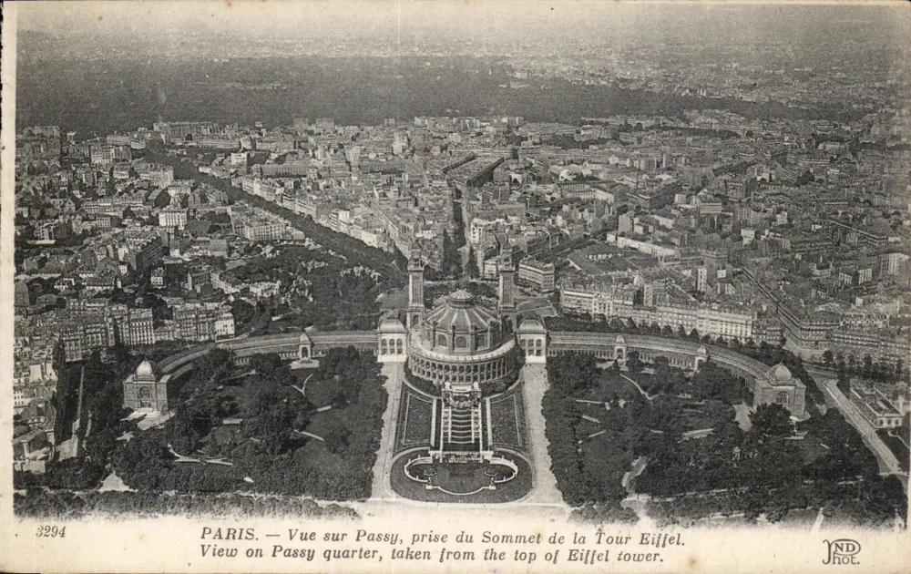 Paris — Ansicht von Passy, aufgenommen vom Gipfel der Eiffelturm — ND Phot. - Vorderseite