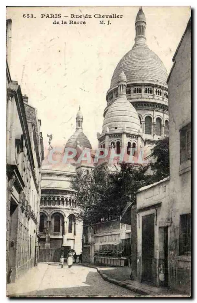 Parigi — Rue du Chevalier de la Barre — M. J. — n°653 - Recto
