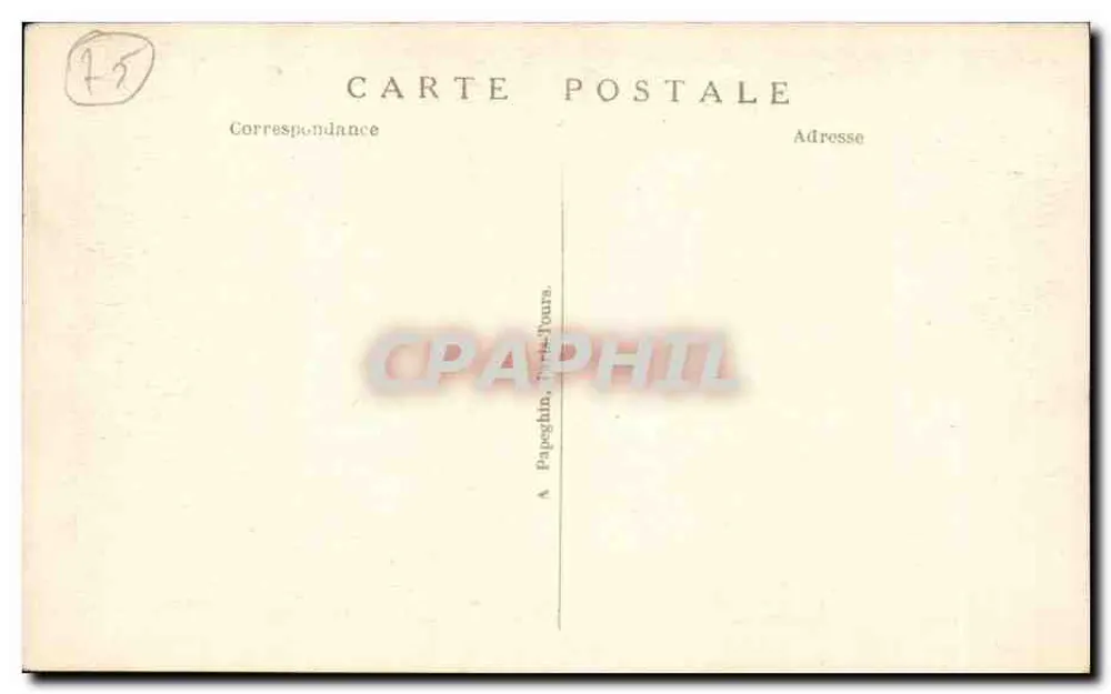 Paris - A Noite - Rue Soufflot - O Panthéon — A.P. - Verso