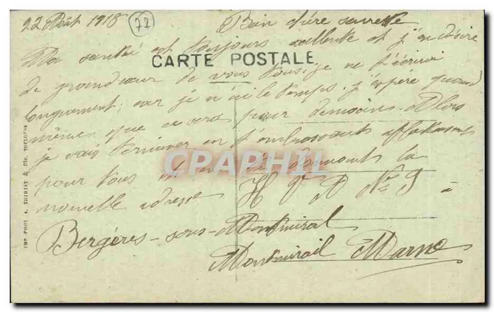 Jardin Garnier — Monument erguido aos filhos de Provins mortos pela Patria — Veraunt Editor - Verso