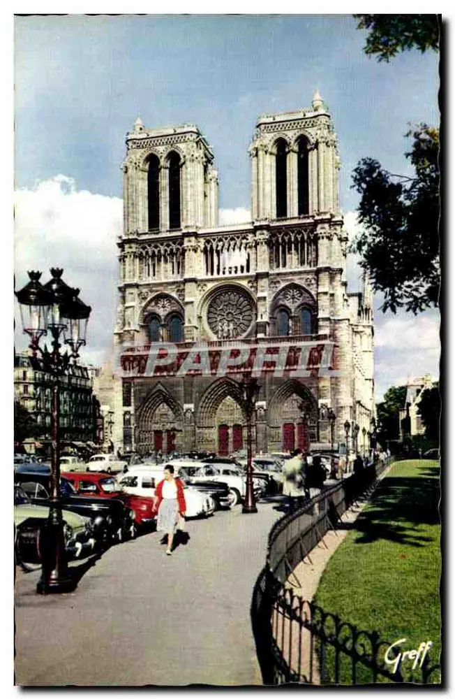 Notre-Dame de Paris — vista da fachada — Edições Mexichrome, n° 146 - Frente