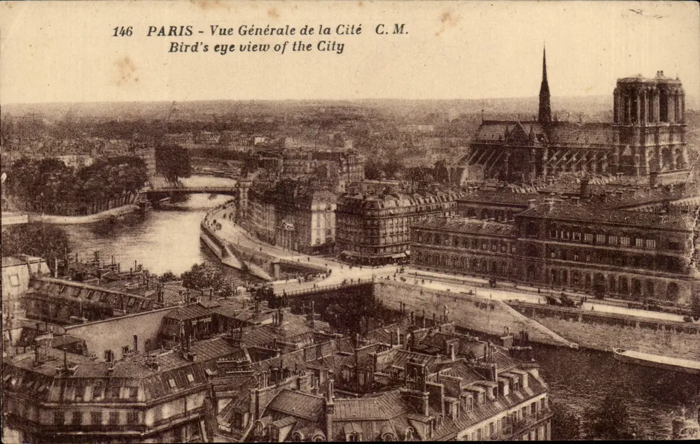 PARIS - Vista Geral da Cidade — C.M. — n°146 - Frente